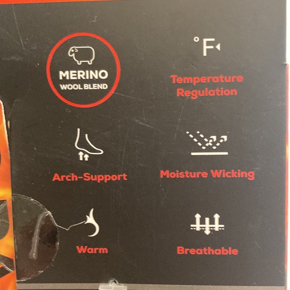 Merino Wool Blend Socks Xtreme Thermal Warm Cold Weather Boot Socks Light Blue - Picture 9 of 15